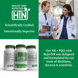 Health Thru Nutrition Activateur NAD+ PQQ – Santé cellulaire et énergie comme usages potentiels.