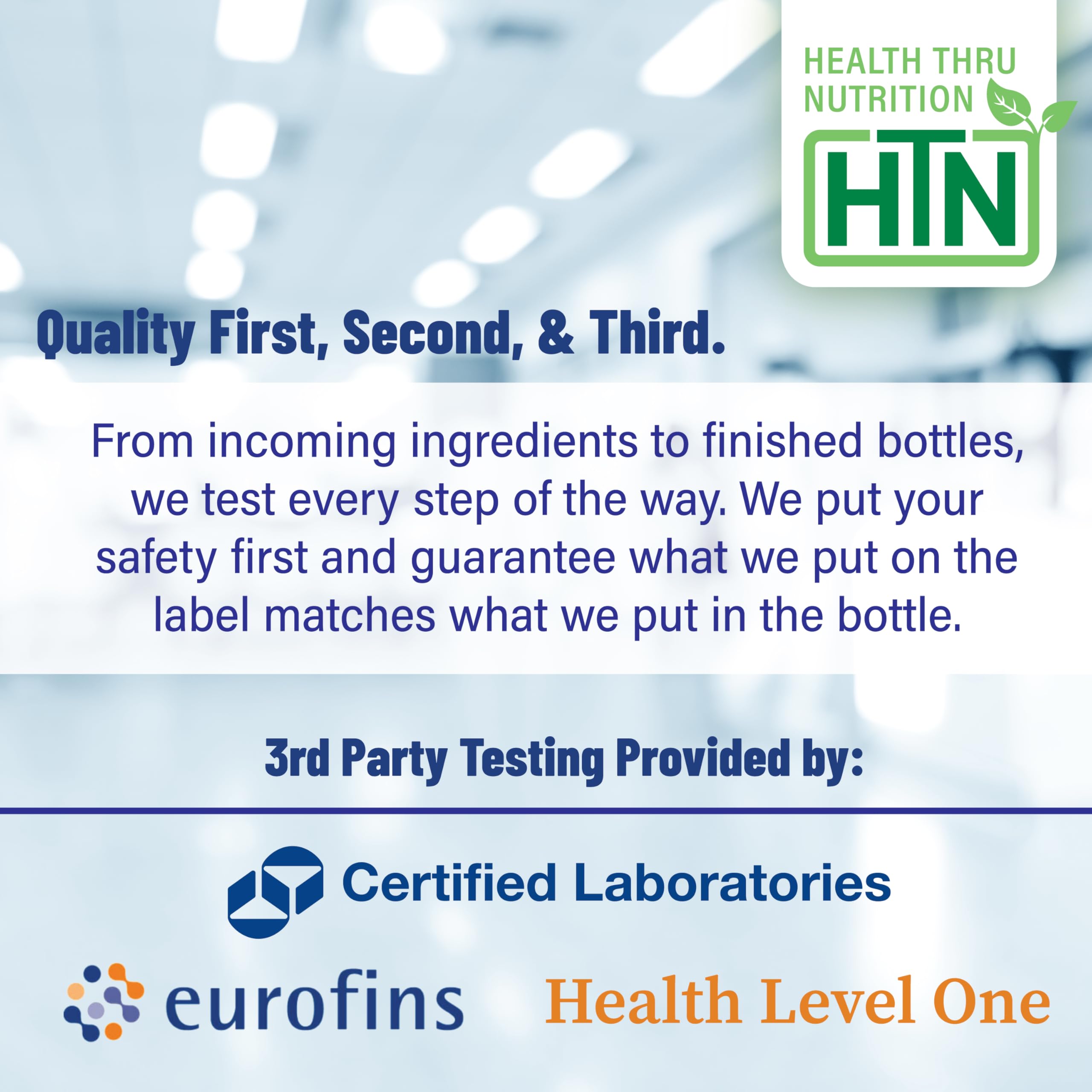 CoQ-10 Health Thru Nutrition BioPerine, fermentation naturelle et qualité vérifiée.