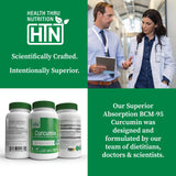Health Thru Nutrition Curcugreen avec sceau de qualité tiers pour la transparence.