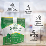 Health Thru Nutrition D-Ribose usage quotidien facile pour soutenir l'énergie à domicile ou au gym
