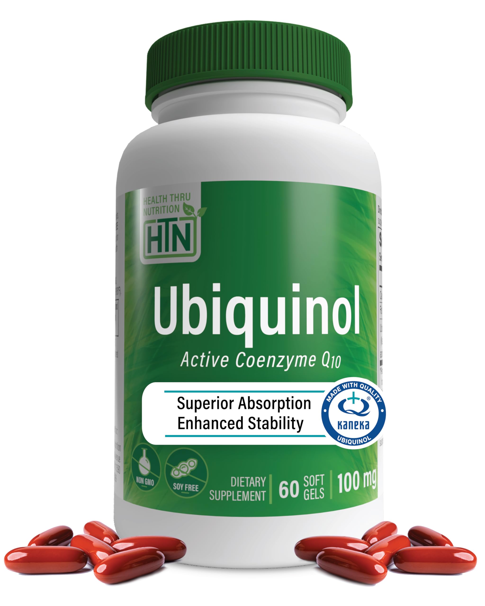 Health Thru Nutrition Ubiquinol 100 mg – bouteille: soutien énergétique quotidien