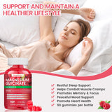 Personne mâchant une gomme Health4All magnésium glycinate framboise