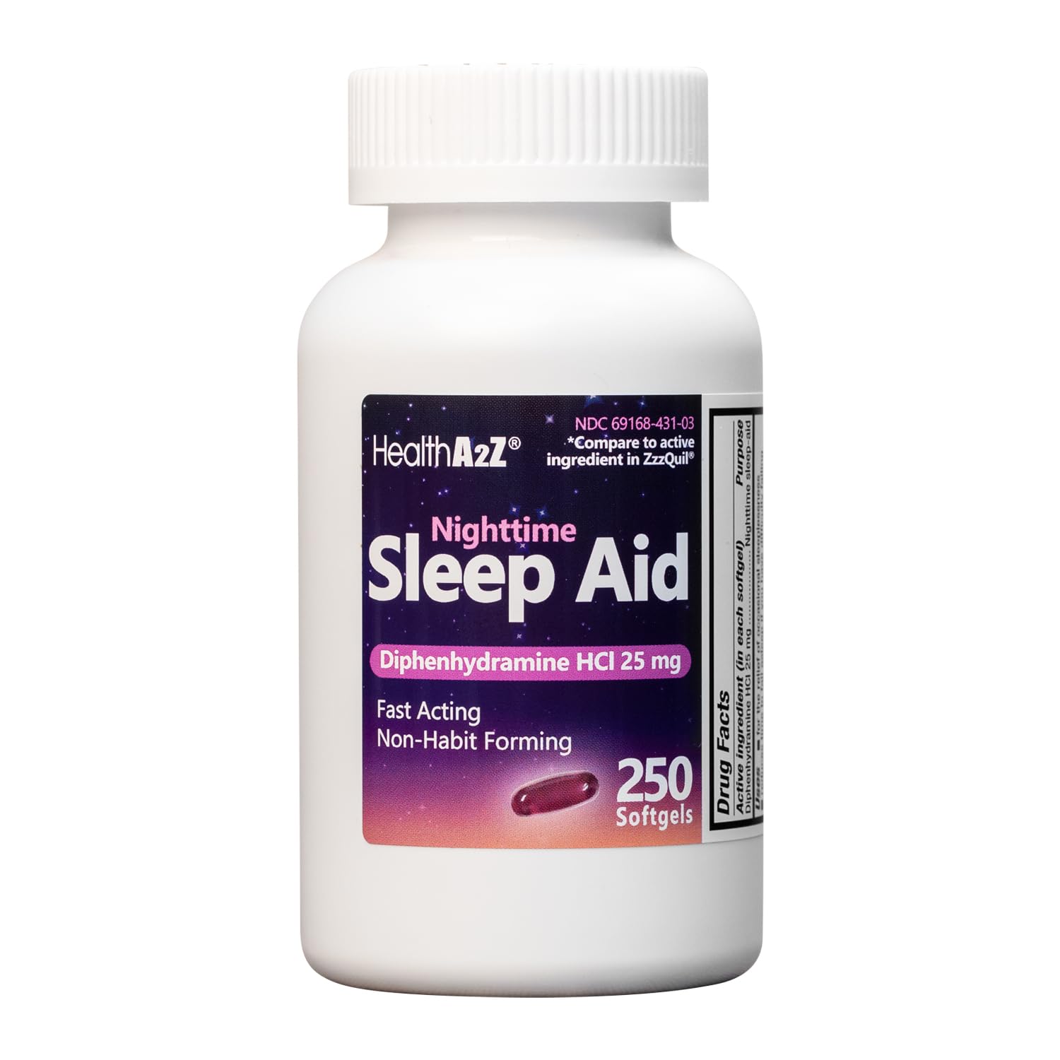 HealthA2Z Aide au sommeil – bouteille prête pour des nuits calmes.