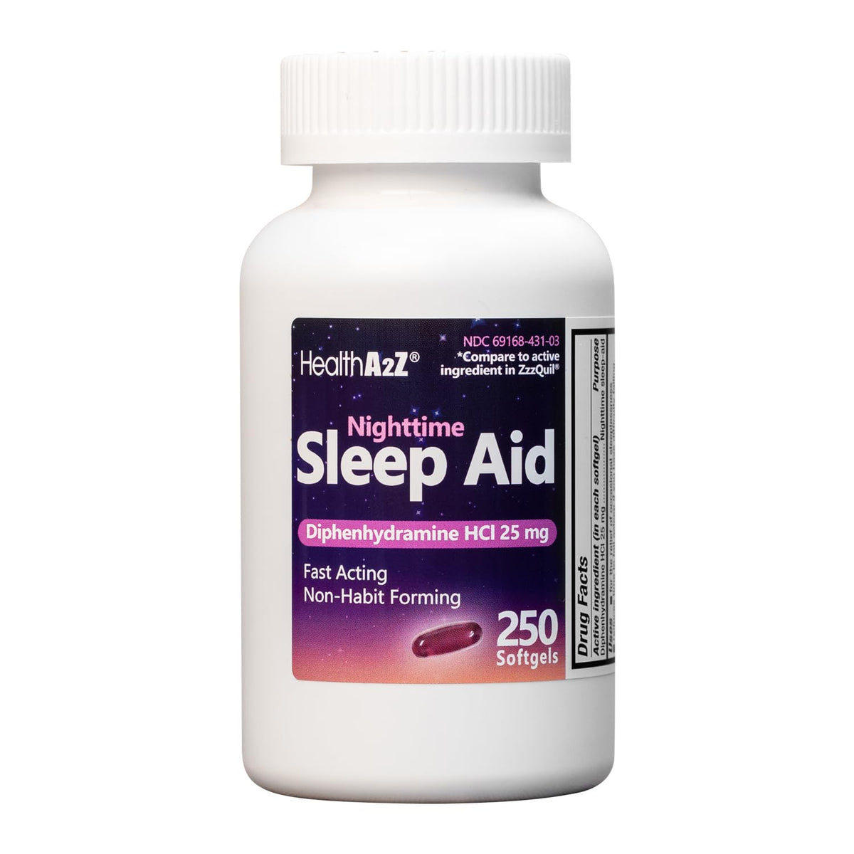 HealthA2Z Aide au sommeil – bouteille prête pour des nuits calmes.