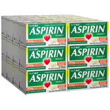 HealthA2Z Aspirine 81 mg enrobage entérique dans bouteille, déglutition facilitée.
