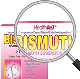 HealthA2Z Bismuth boîte compacte et emballage individuel pour déplacements quotidiens