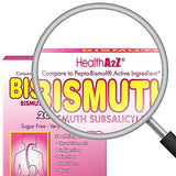 HealthA2Z Bismuth : boîte voyage compacte pour emporter vos comprimés.