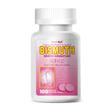 HealthA2Z Bismuth, comprimé mâchable emballage individuel pour confort digestif en déplacement.