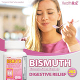 HealthA2Z Bismuth, format sac compact idéal pour voyager.
