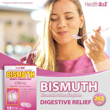 HealthA2Z Bismuth : main saisissant une tablette pour une utilisation rapide.