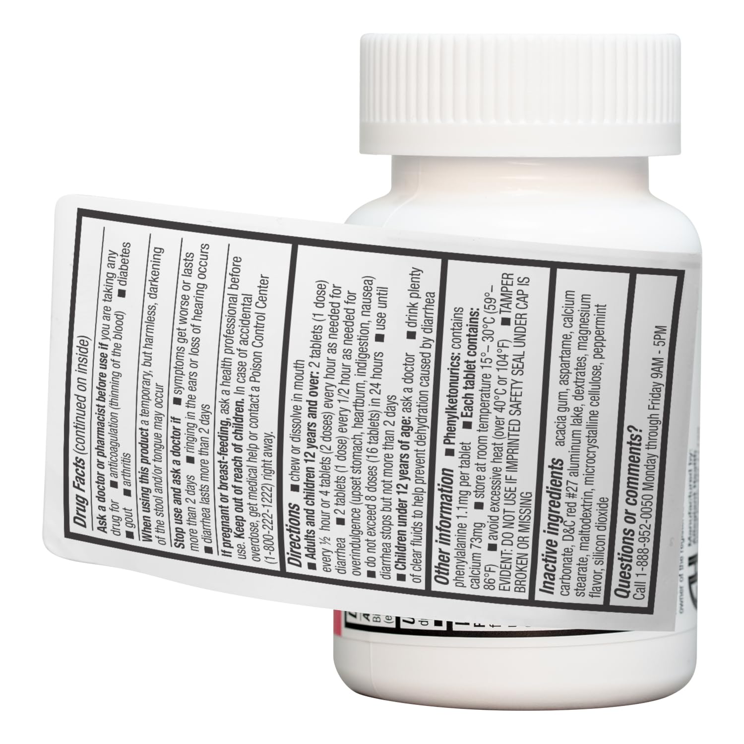 HealthA2Z Bismuth, aide contre nausées et indigestion au quotidien.