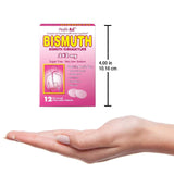 HealthA2Z Bismuth comprimés faciles à transporter pour digestion légère après repas