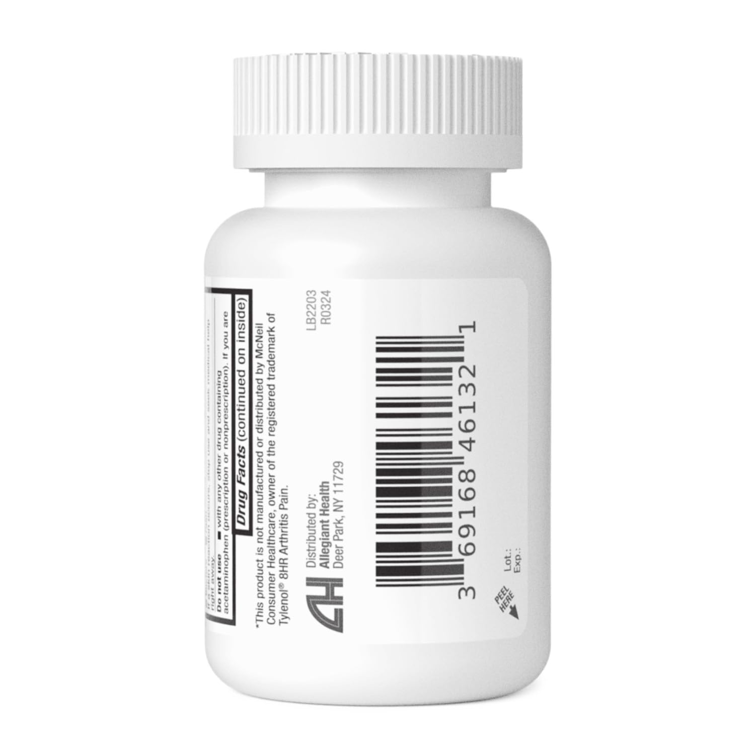 HealthA2Z bouteille 100 comprimés – rangement pratique à la maison et au travail.