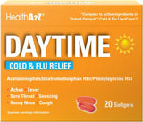 HealthA2Z Daytime gélules 20-pack: soulagement des symptômes du rhume pendant la journée.