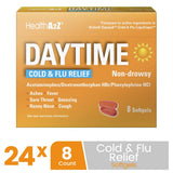 HealthA2Z Daytime gelules prise, utilisation facile en déplacement