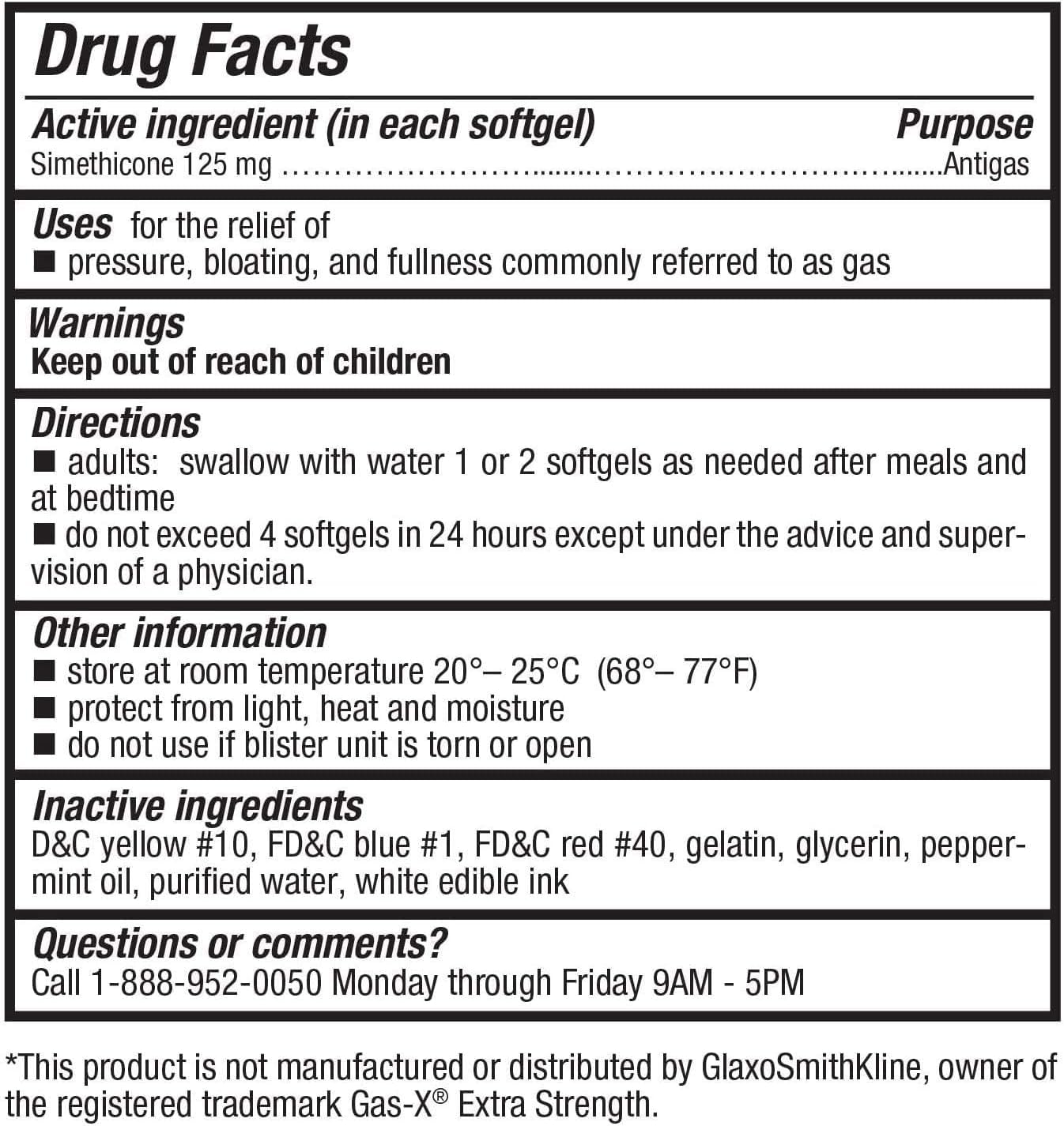 HealthA2Z – réduction des gaz après les repas avec simethicone.