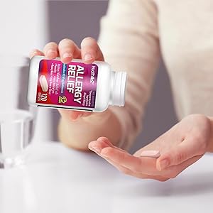HealthA2Z Fexofenadine 60 mg: flacon pratique pour une prise discrète en voyage.