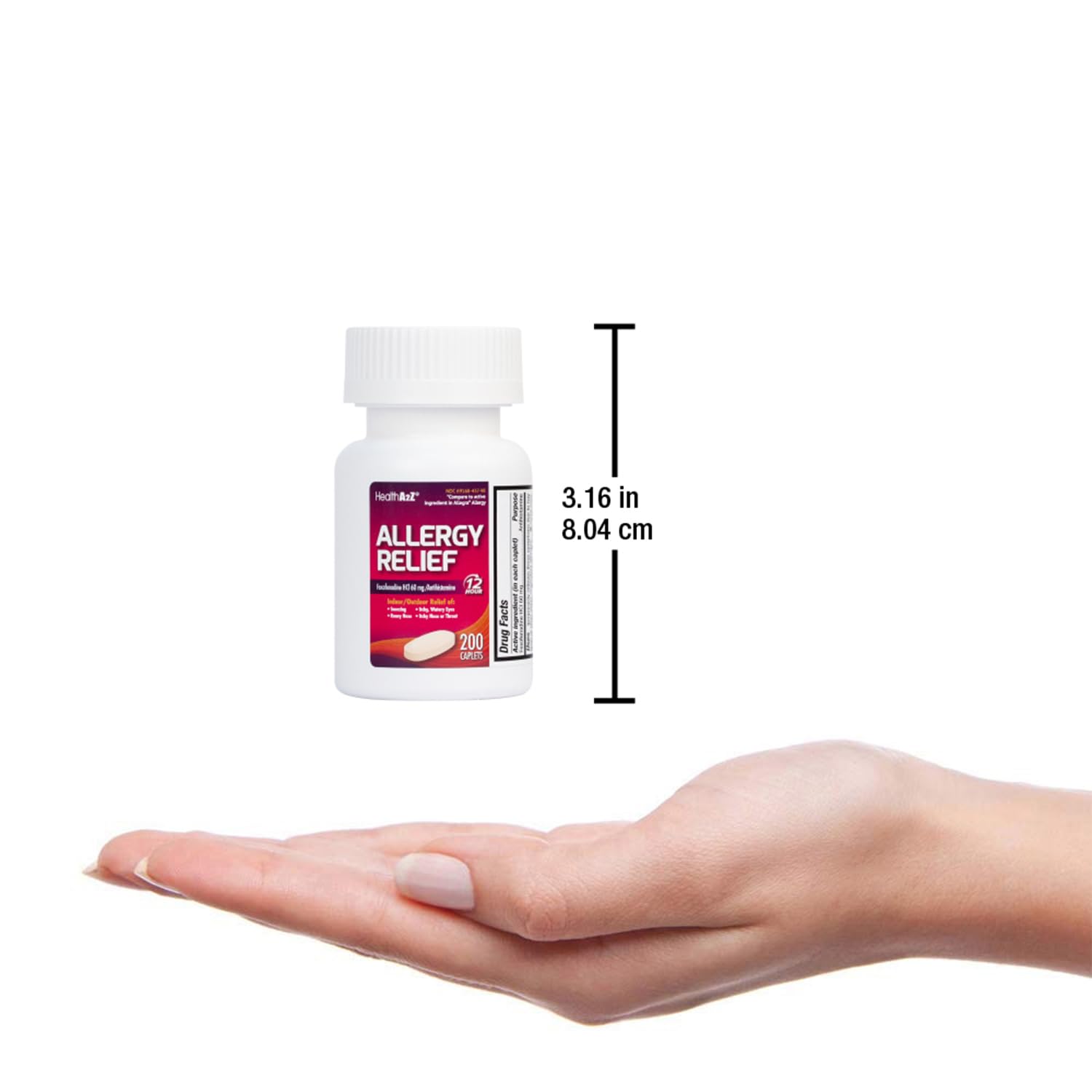 HealthA2Z Fexofenadine HCl 60 mg — usage-quotidien, solution pratique pour les allergies.