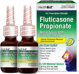 HealthA2Z Fluticasone : deux bouteilles visibles pour un usage quotidien pratique.
