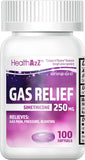 HealthA2Z gélules relief gaz rapide, soulagement des ballonnements.