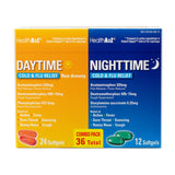 HealthA2Z jour-nuit : boîte colorée affichant le duo jour et nuit.