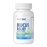 HealthA2Z Mucus Relief – bouteille 600 mg, soulage l'encombrement thoracique.