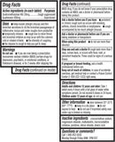 HealthA2Z Mucus Relief DM, bouteille avec étiquette et dosage clair.