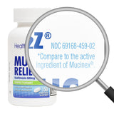 HealthA2Z Mucus Relief – emballage clair pour une utilisation pratique et rapide.