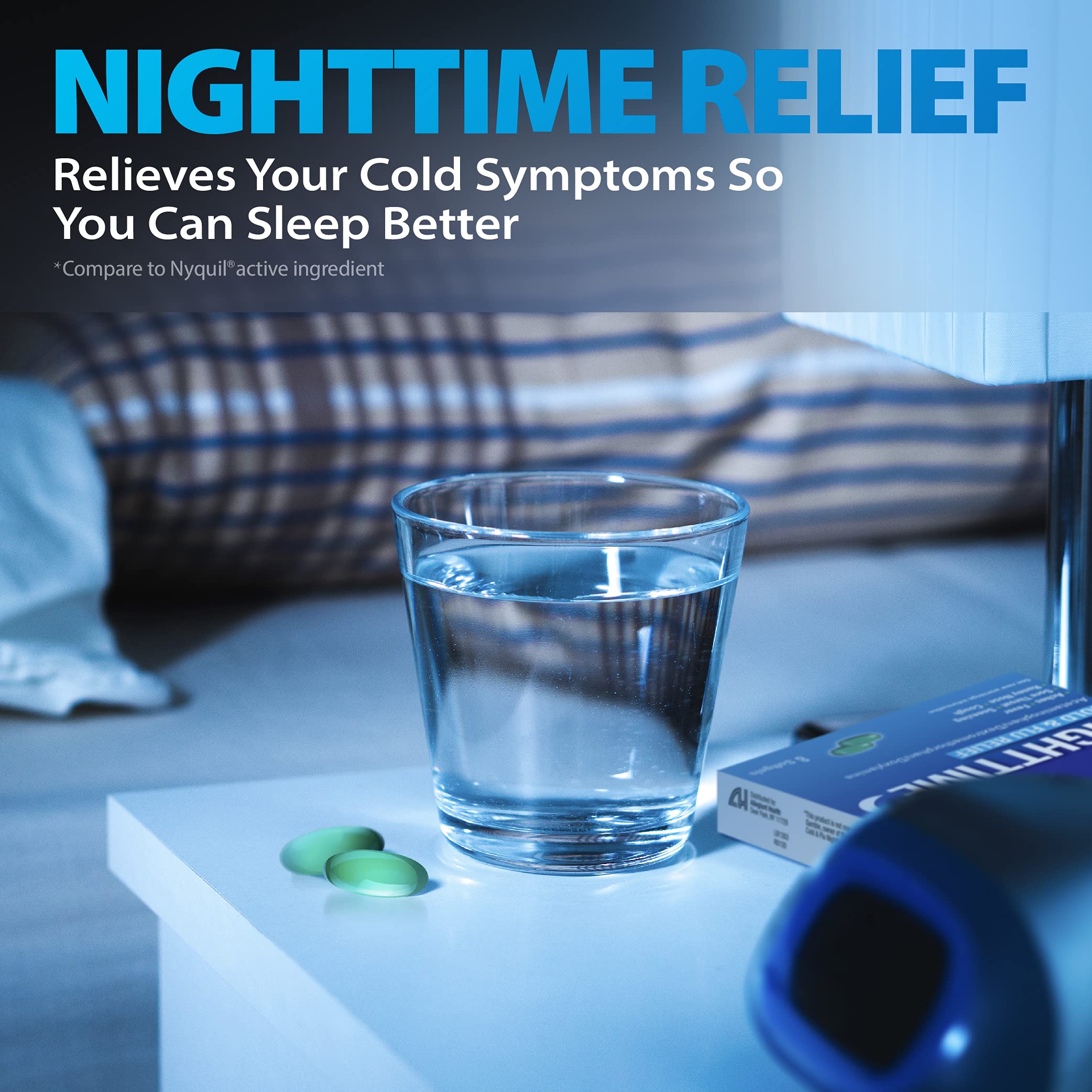 HealthA2Z Nighttime – format voyage pratique pour déplacements.