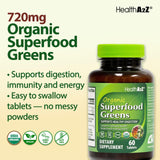 HealthA2Z pomme et betterave dans le mélange, profils phytonutriments.
