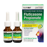 HealthA2Z pulvérisation nasale Fluticasone, soulagement des symptômes allergiques 24h.