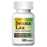 HealthA2Z Senna Laxative - bouteille: soulagement nocturne possible pour constipation occasionnelle.