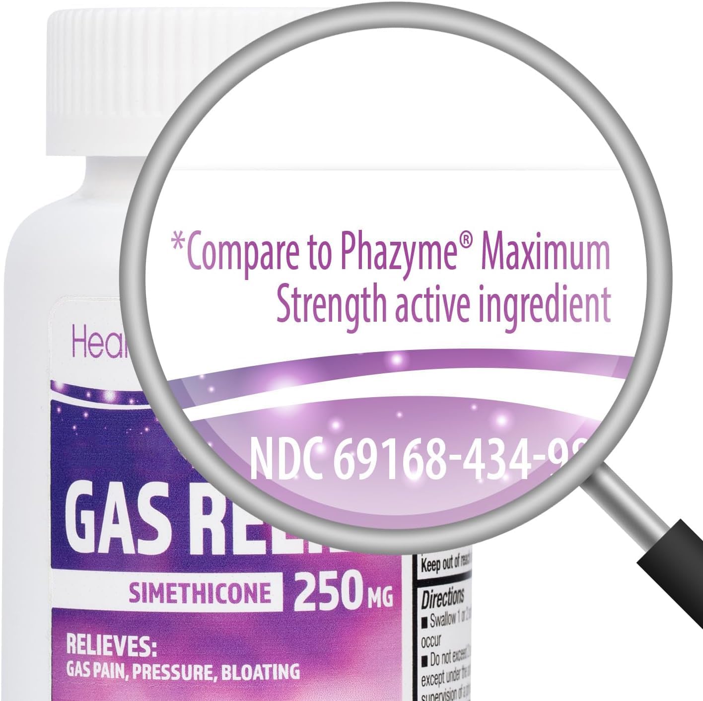 HealthA2Z gélules molles – prise rapide pour atténuer la pression abdominale.