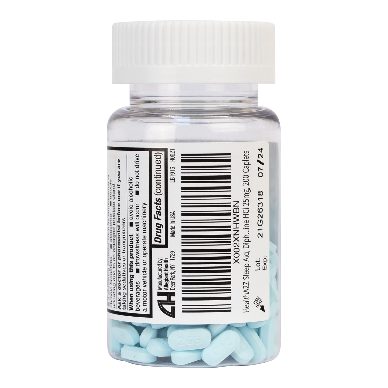 HealthA2Z Sleep Aid – dosages clairs et utiles pour adultes et adolescents 12+.