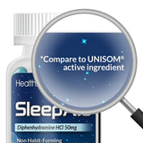 HealthA2Z Sommeil – étiquette produit claire pour l’achat.