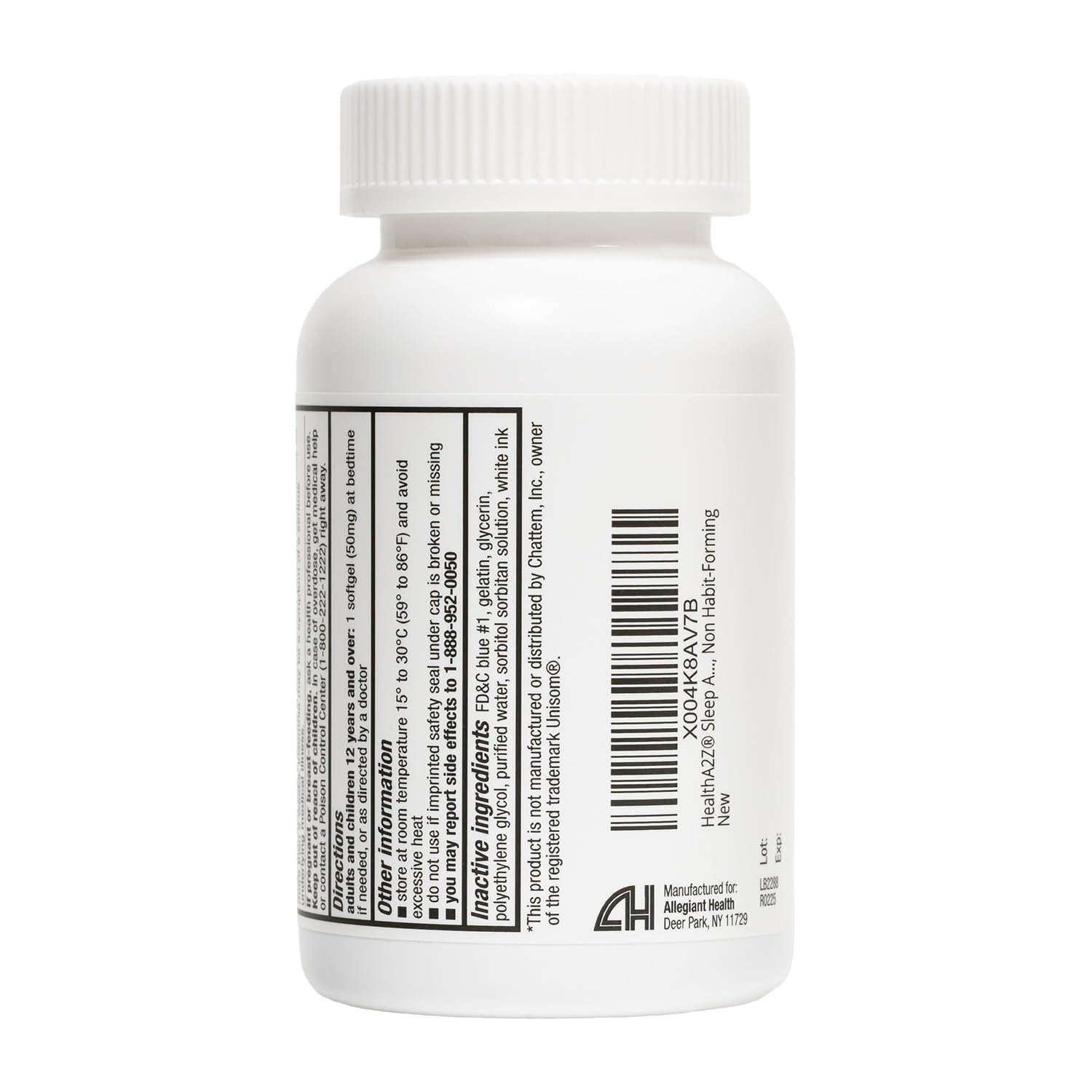 HealthA2Z usage nocturne – prendre avec eau avant le coucher