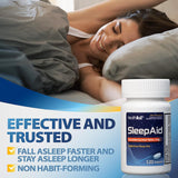 HealthA2Z Sleep Aid — utilisation adulte en soirée pour un sommeil potentiellement plus reposant.