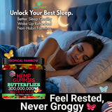Gommes Healthergize chanvre saveur fruitée tropicale agréable au coucher