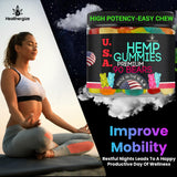 Healthergize Gommes Oméga 3‑6‑9 – ours, complément naturel pour l’équilibre quotidien.