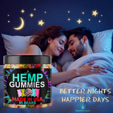 Boîte Healthergize Gummies 95 Count prête à l’utilisation nocturne.