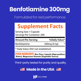 Healthfare Benfotiamine: boîte et emballage cartonné durable.