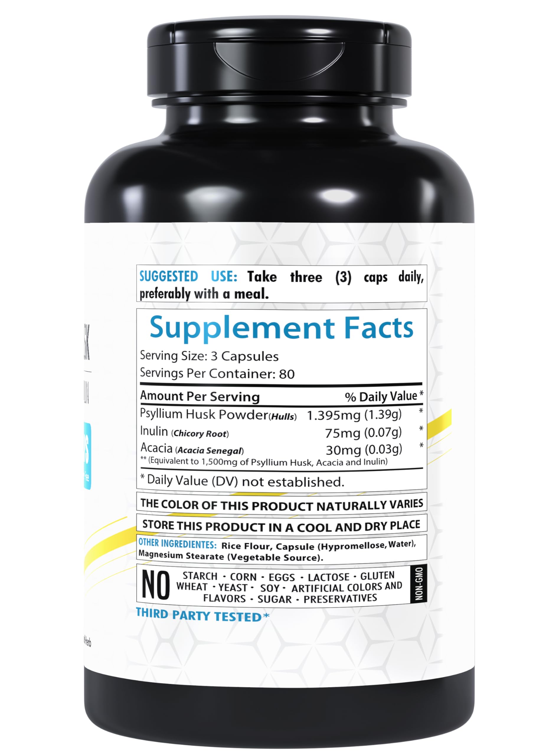 Healthfare boîte psyllium capsules 240: format pratique et durable