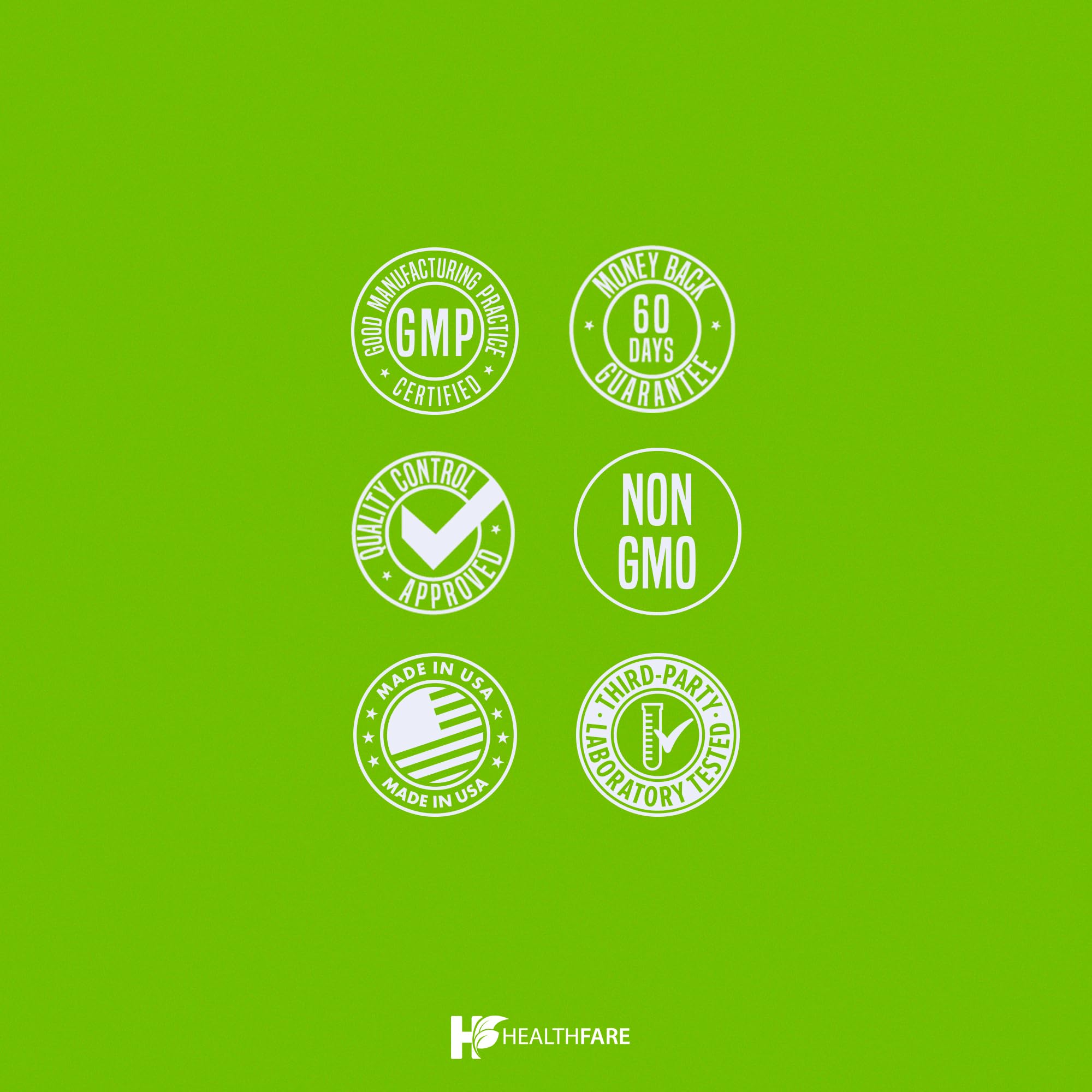 HealthFare emballage clair – boîte informative et design épuré.