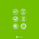 HealthFare emballage clair – boîte informative et design épuré.