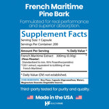 Healthfare Extrait Pin Maritime – capsules faciles à avaler et dosage généreux.