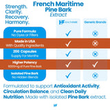 Healthfare Extrait Pin Maritime – fabriqué aux États-Unis dans des installations GMP.