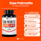 Healthfare Saw Palmetto capsules: gélules véganes faciles à prendre