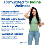 Tablettes HealthFare au goût neutre, usage pratique à domicile.