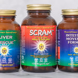 HEALTHFORCE SCRAM certifications-vegan-kosher: certifications vegan et kosher visibles sur le emballage