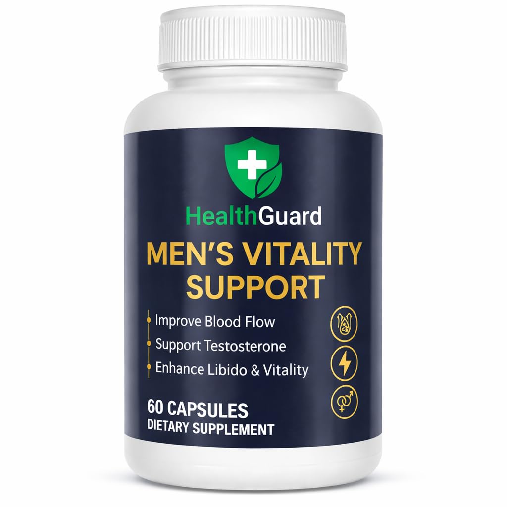 HealthGuard Hommes Vitalité capules journalières pour énergie durable et bien-être masculin